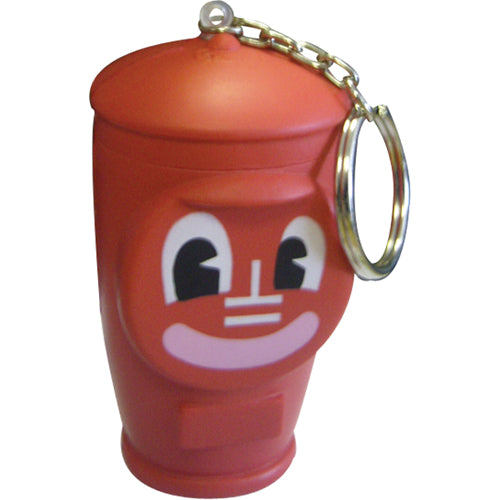 Branded Fire Hydrant Stress Toy Keyring