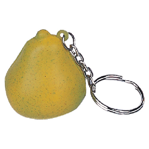 Branded Pear Stress Toy Keyring