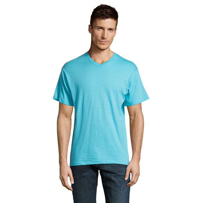 Branded Value V-Neck T-Shirt colour option AL