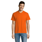 Branded Value V-Neck T-Shirt in Orange