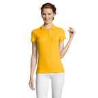 Branded Heavyweight Women's Polo Shirt colour option GO