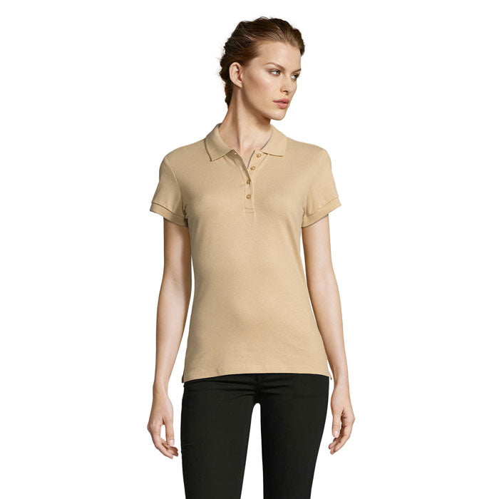 Branded Heavyweight Women's Polo Shirt colour option SA