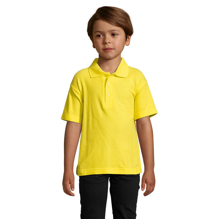 Branded Kids Polo Shirt colour option GO