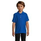 Branded Kids Polo Shirt in Blue