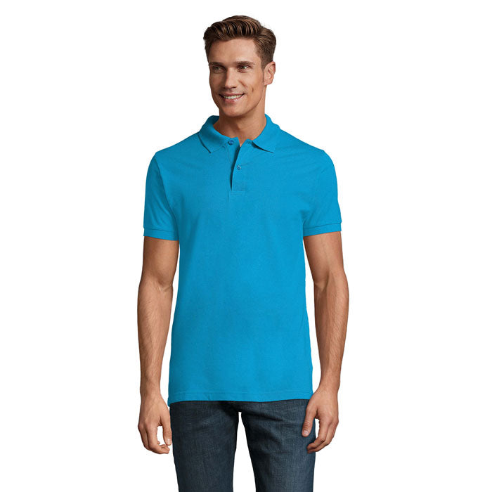 Branded Premium Men's Polo Shirt in Blue