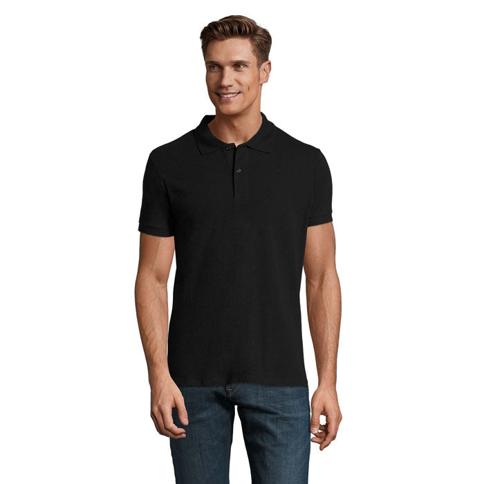 Branded Premium Men's Polo Shirt in Black