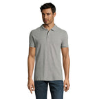 Branded Premium Men's Polo Shirt in Grey
