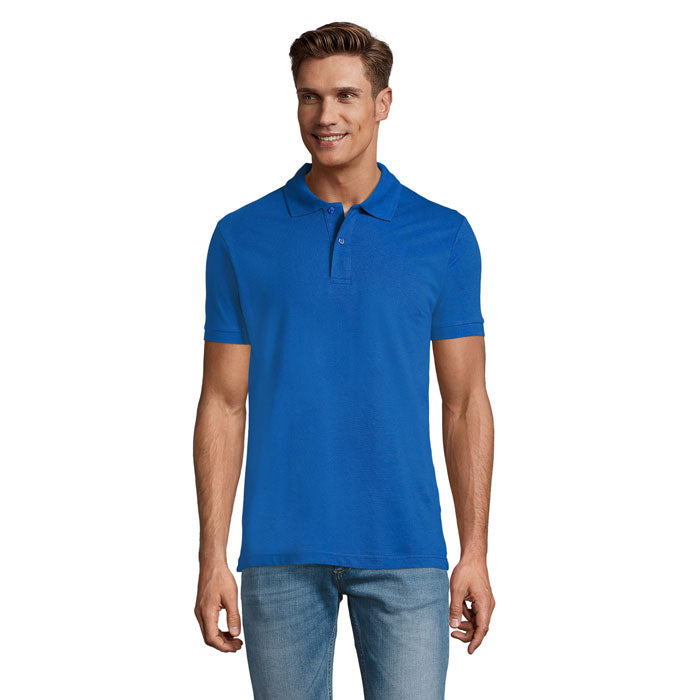 Branded Premium Men's Polo Shirt in Blue
