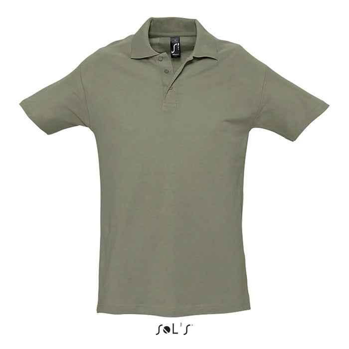 Branded Oeko-Tex Men's Polo Shirt in Green