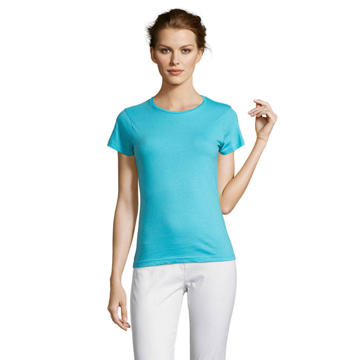 Branded Fitted Jersey Women's T-Shirt colour option AL