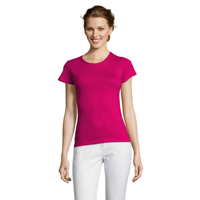 Branded Fitted Jersey Women's T-Shirt colour option FU