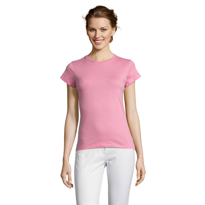 Branded Fitted Jersey Women's T-Shirt colour option OP