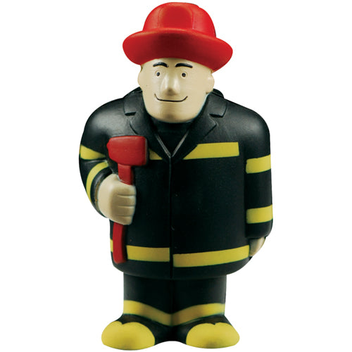 Branded Fireman Stress Toy