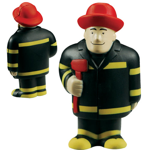 Branded Fireman Stress Toy