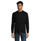 Branded Long Sleeve T-Shirt in Black