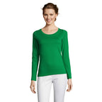 Branded Fitted Long Sleeve Women's T-Shirt colour option KG