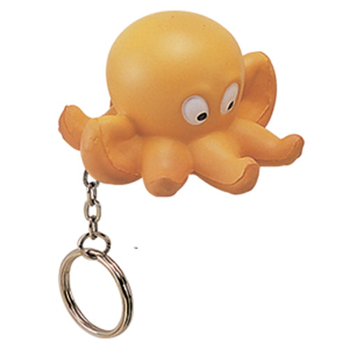 Branded Octopus Stress Toy Keyring
