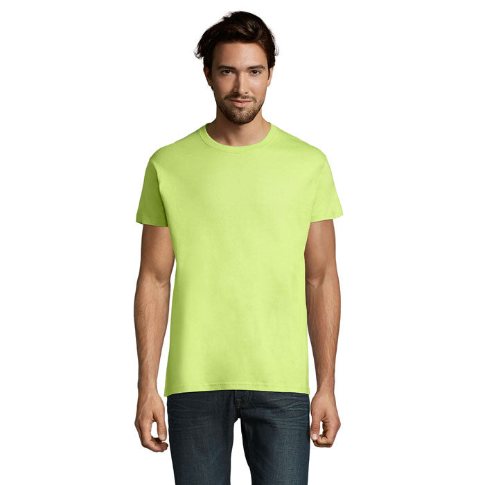 Branded Heavyweight Men's T-Shirt in Green