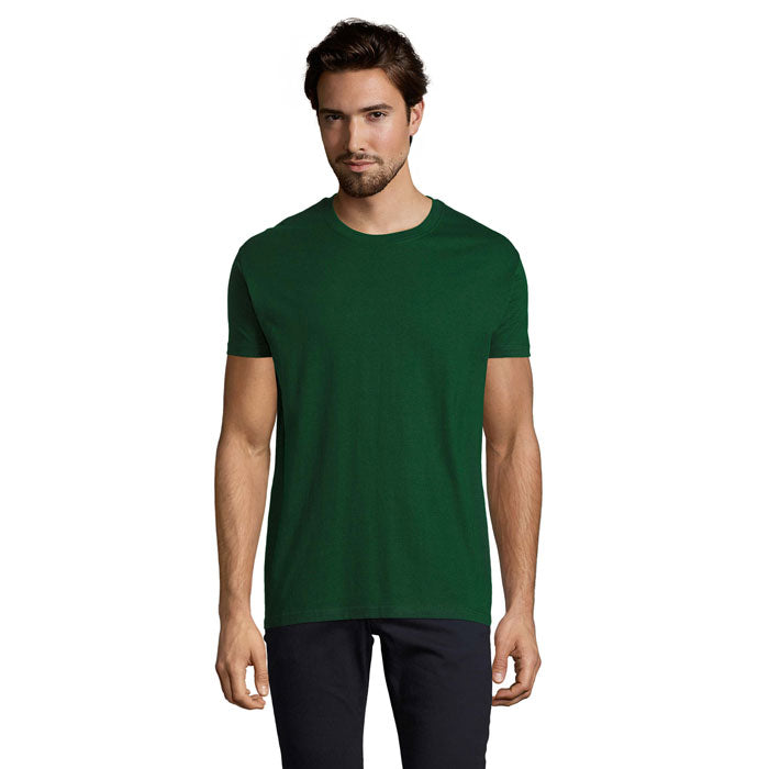 Branded Heavyweight Men's T-Shirt in Green