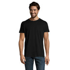 Branded Heavyweight Men's T-Shirt in Black