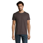 Branded Heavyweight Men's T-Shirt in Grey