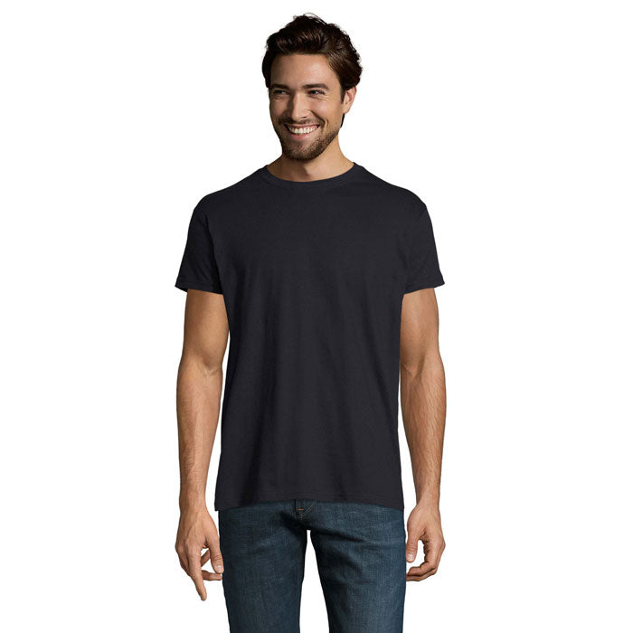 Branded Heavyweight Men's T-Shirt in Blue