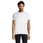 Branded Heavyweight Men's T-Shirt in White