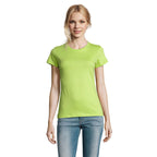 Branded Heavyweight Women's T-Shirt in Green