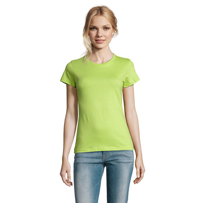 Branded Heavyweight Women's T-Shirt in Green