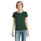 Branded Heavyweight Women's T-Shirt in Green