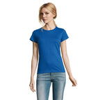 Branded Heavyweight Women's T-Shirt in Blue