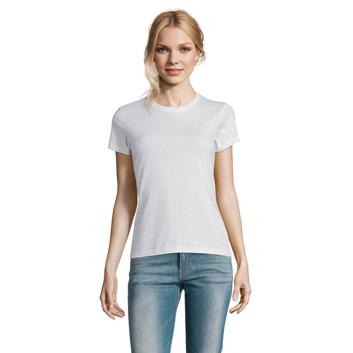 Branded Heavyweight Women's T-Shirt in White