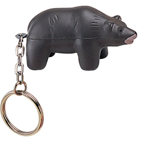 Branded Bear Stress Toy Keyring
