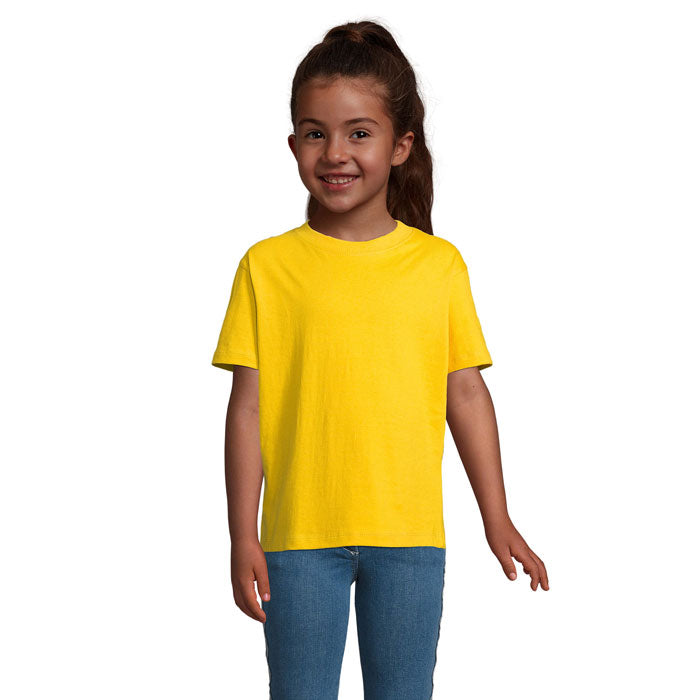 Branded Heavyweight Kids T-Shirt colour option GO