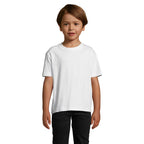 Branded Heavyweight Kids T-Shirt in White