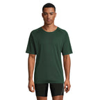 Branded Raglan Sports T-Shirt in Green