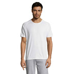 Branded Raglan Sports T-Shirt in White