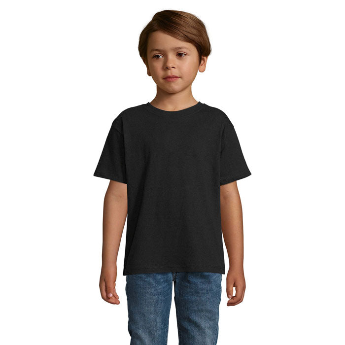Branded Kids T-Shirt in Black