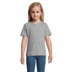 Branded Kids T-Shirt in Grey