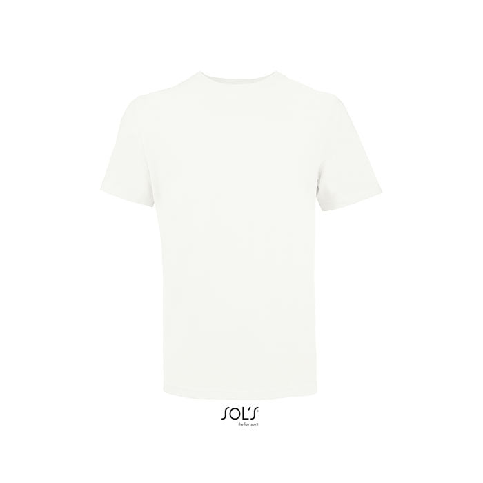 White branded kids t-shirt, front view