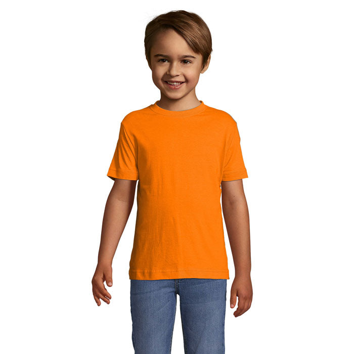 Branded Kids T-Shirt in Orange