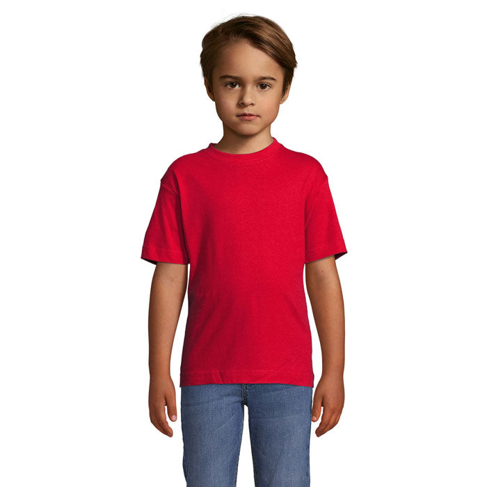 Branded Kids T-Shirt in Red