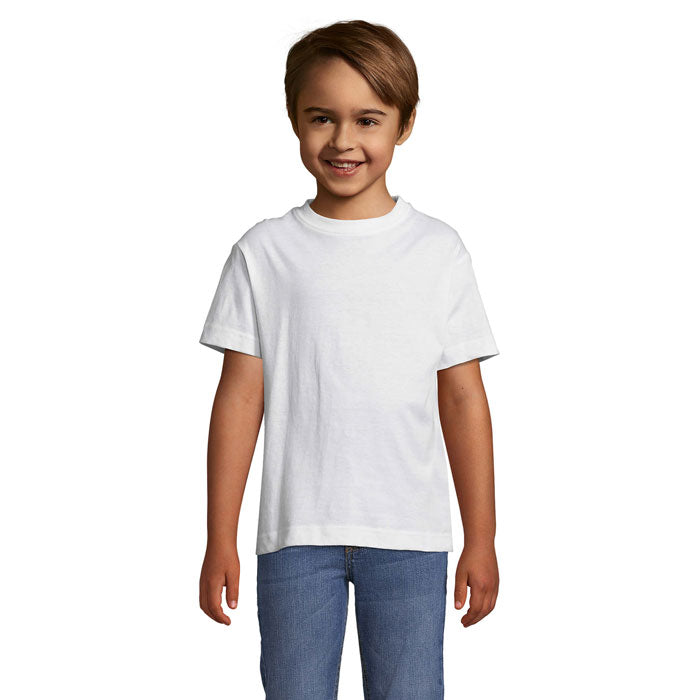 Branded Kids T-Shirt in White