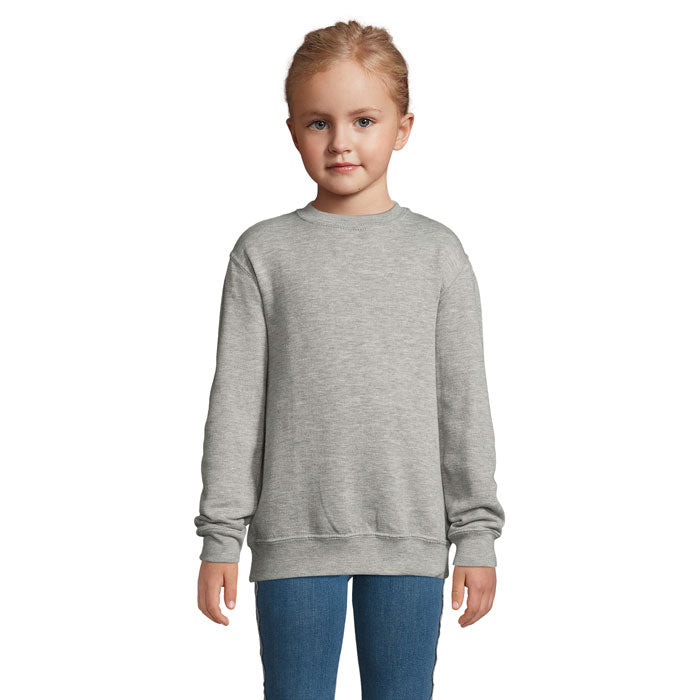 Branded Kids Value Sweatshirt in Grey