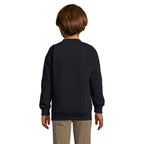 Branded kids value sweatshirt, back view