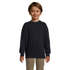 Branded kids value sweatshirt, front view