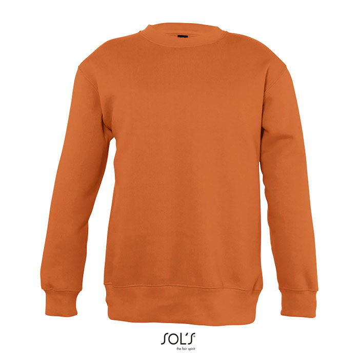 Branded Kids Value Sweatshirt in Orange
