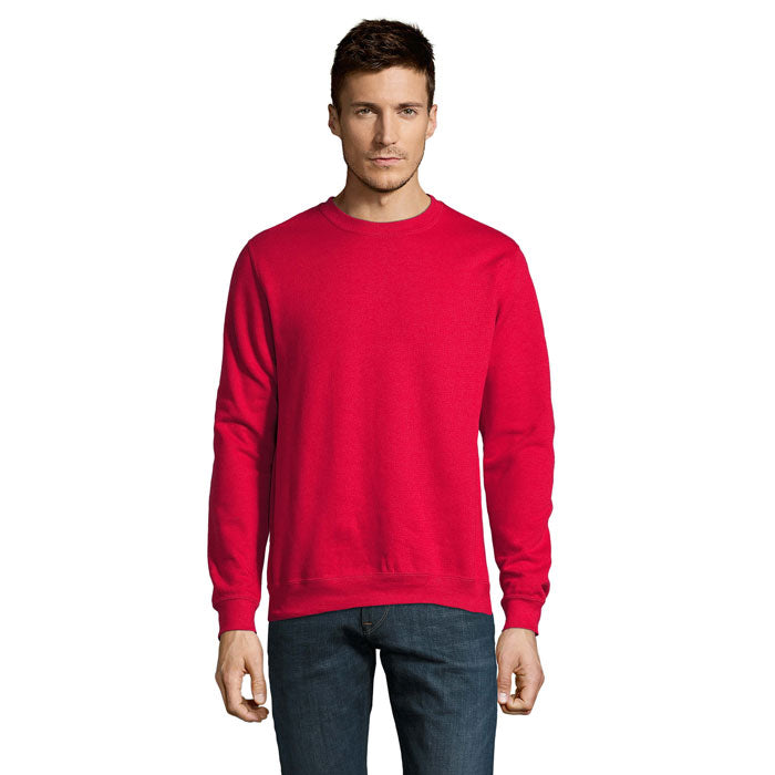 Branded Value Crew Sweatshirt in Red