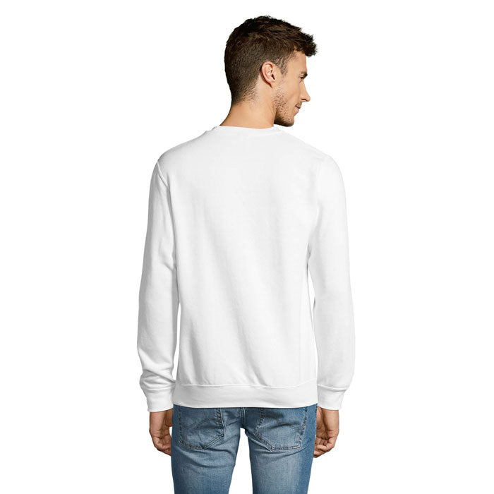 Branded value crew sweatshirt, back view