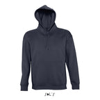 Branded Heavyweight Pullover Hoodie in Blue